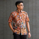Gantamas - Mandalas Kemeja Batik Pria Premium Lengan Pendek - Mandalas