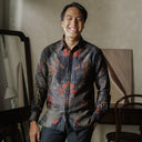 Garuda - Mandalas Kemeja Batik Pria Premium Lengan Panjang - Mandalas