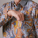 Gayablu - Mandalas Kemeja Batik Pria Premium Lengan Panjang - Mandalas