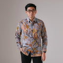 Gayablu - Mandalas Set Sarimbit Couple Kemeja Lengan Panjang dan Rok Batik Premium - Mandalas