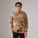 Gayatri - Mandalas Set Sarimbit Couple Kemeja Lengan Panjang dan Rok Batik Premium - Mandalas