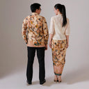 Gayatri - Mandalas Set Sarimbit Couple Kemeja Lengan Panjang dan Rok Batik Premium - Mandalas