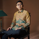 Genamas - Mandalas Kemeja Batik Pria Premium Lengan Panjang - Mandalas