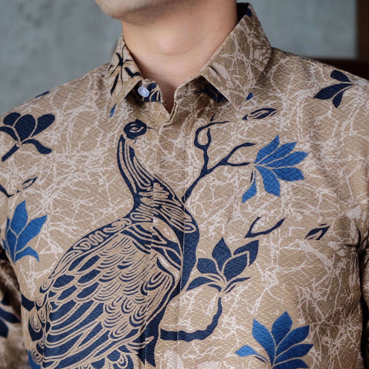 Blutit - Mandalas Kemeja Batik Pria Premium Lengan Pendek