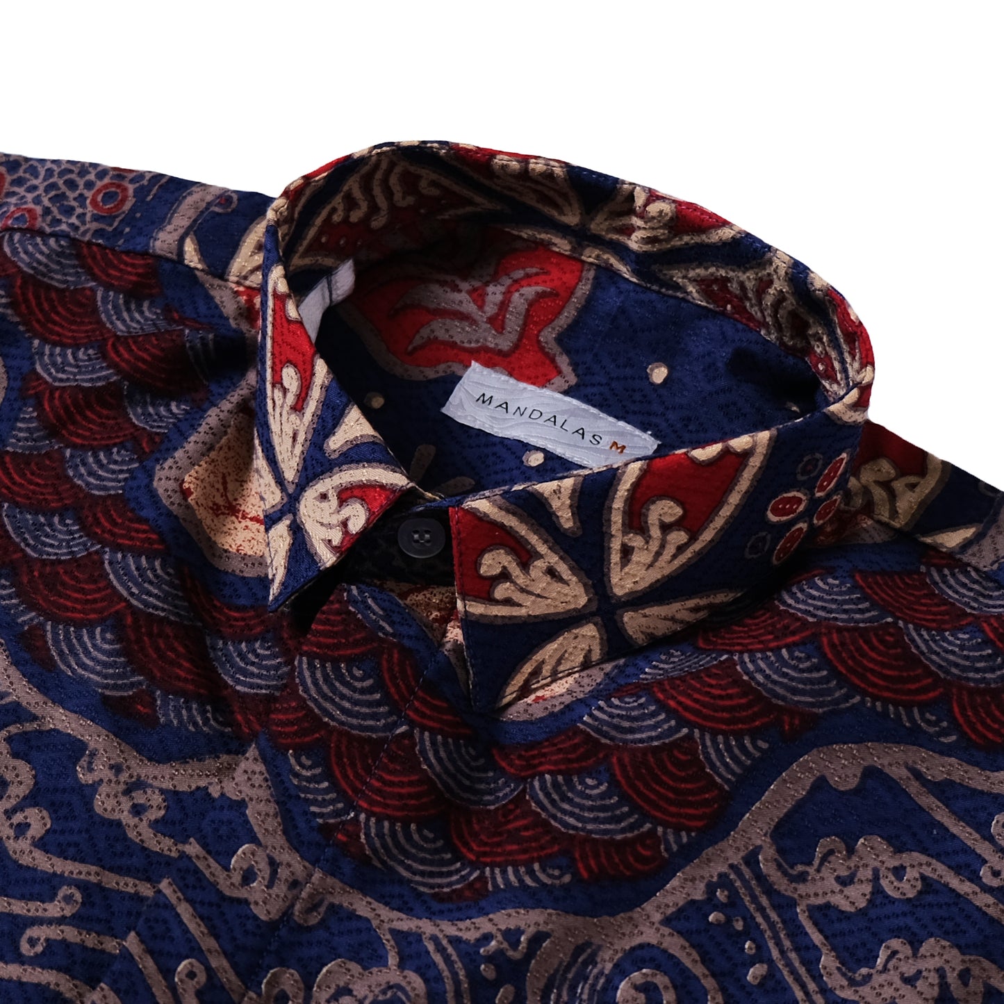 Redrum - Mandalas Kemeja Batik Pria Premium Lengan Pendek