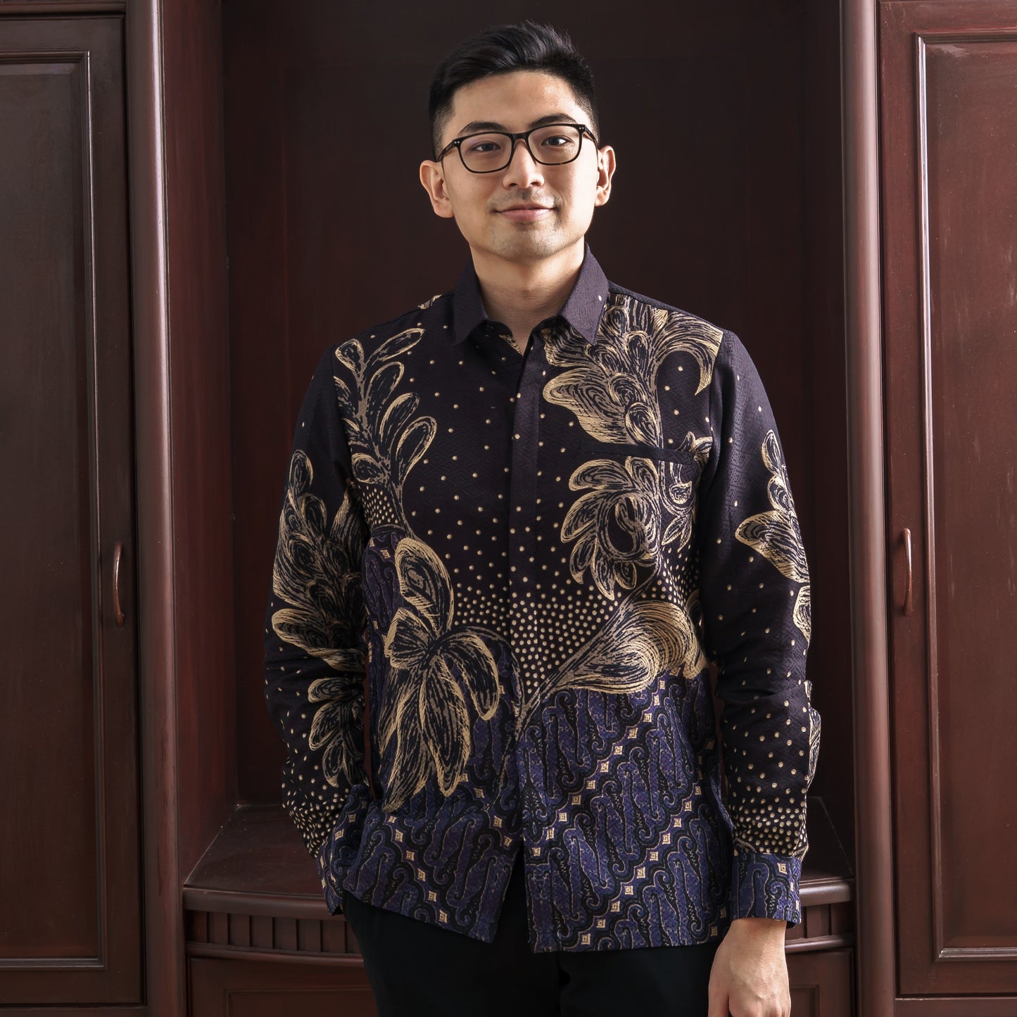 Ravatam - Mandalas Kemeja Batik Pria Premium Lengan Panjang