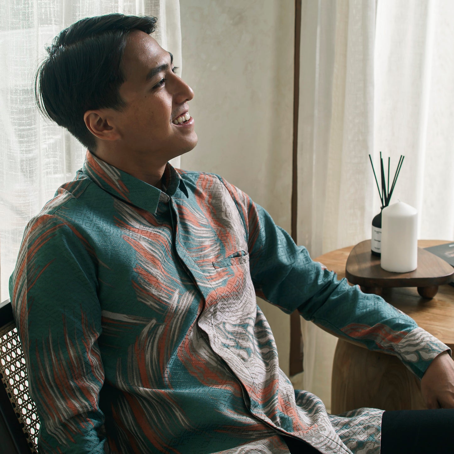 Danrum - Mandalas Kemeja Batik Pria Premium Lengan Panjang