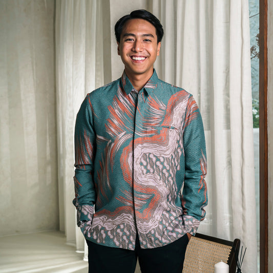 Danrum - Mandalas Kemeja Batik Pria Premium Lengan Panjang