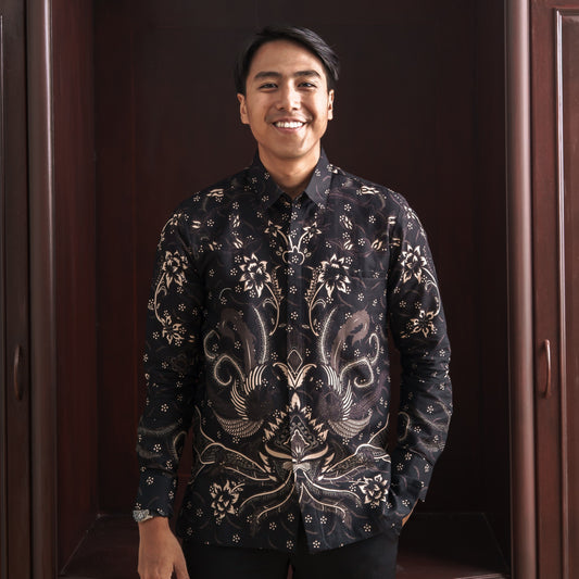 Rozan - Mandalas Kemeja Batik Pria Premium Lengan Panjang