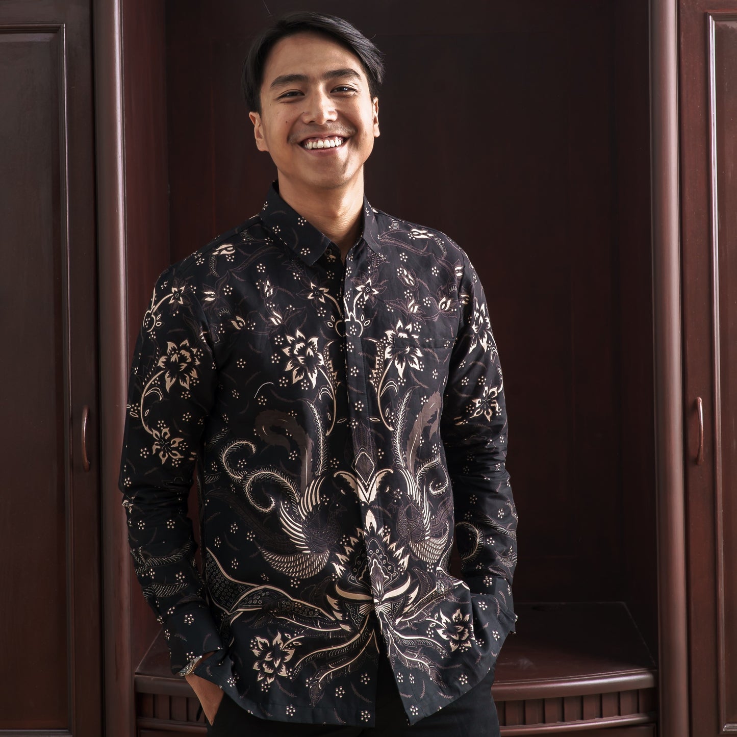 Rozan - Mandalas Kemeja Batik Pria Premium Lengan Panjang