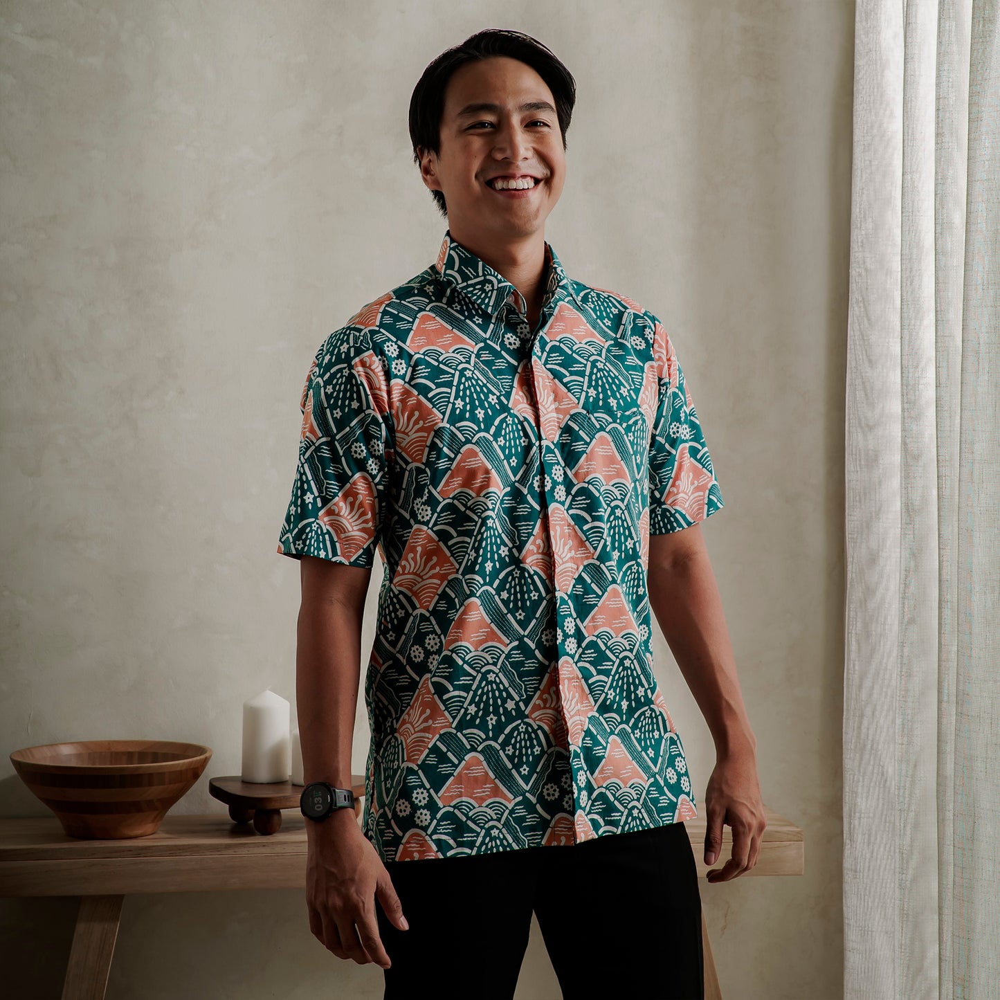 Sewuka - Mandalas Kemeja Batik Pria Premium Lengan Pendek