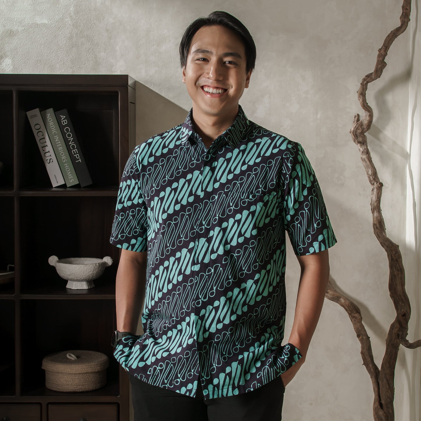 Pararos - Mandalas Kemeja Batik Pria Premium Lengan Pendek