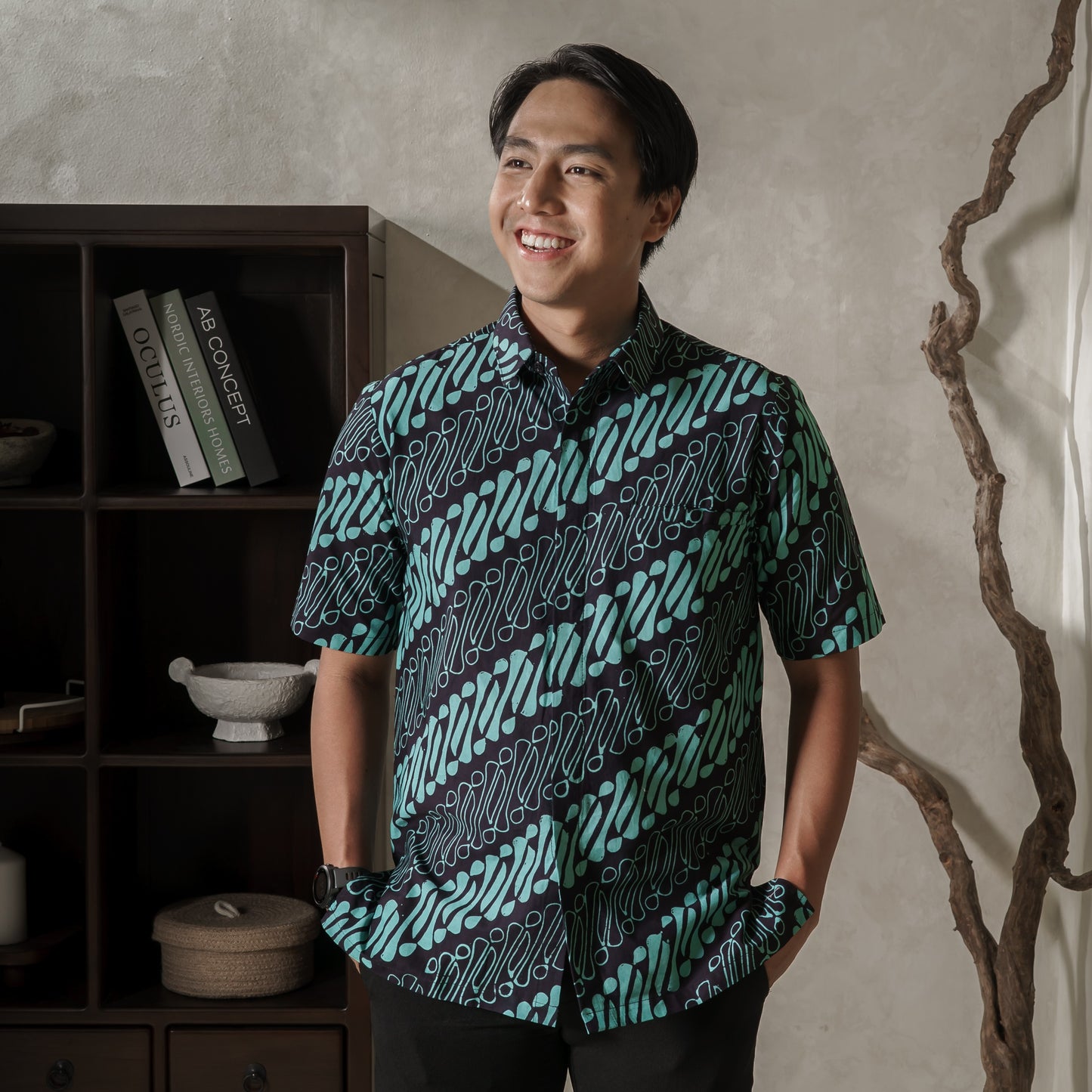 Pararos - Mandalas Kemeja Batik Pria Premium Lengan Pendek