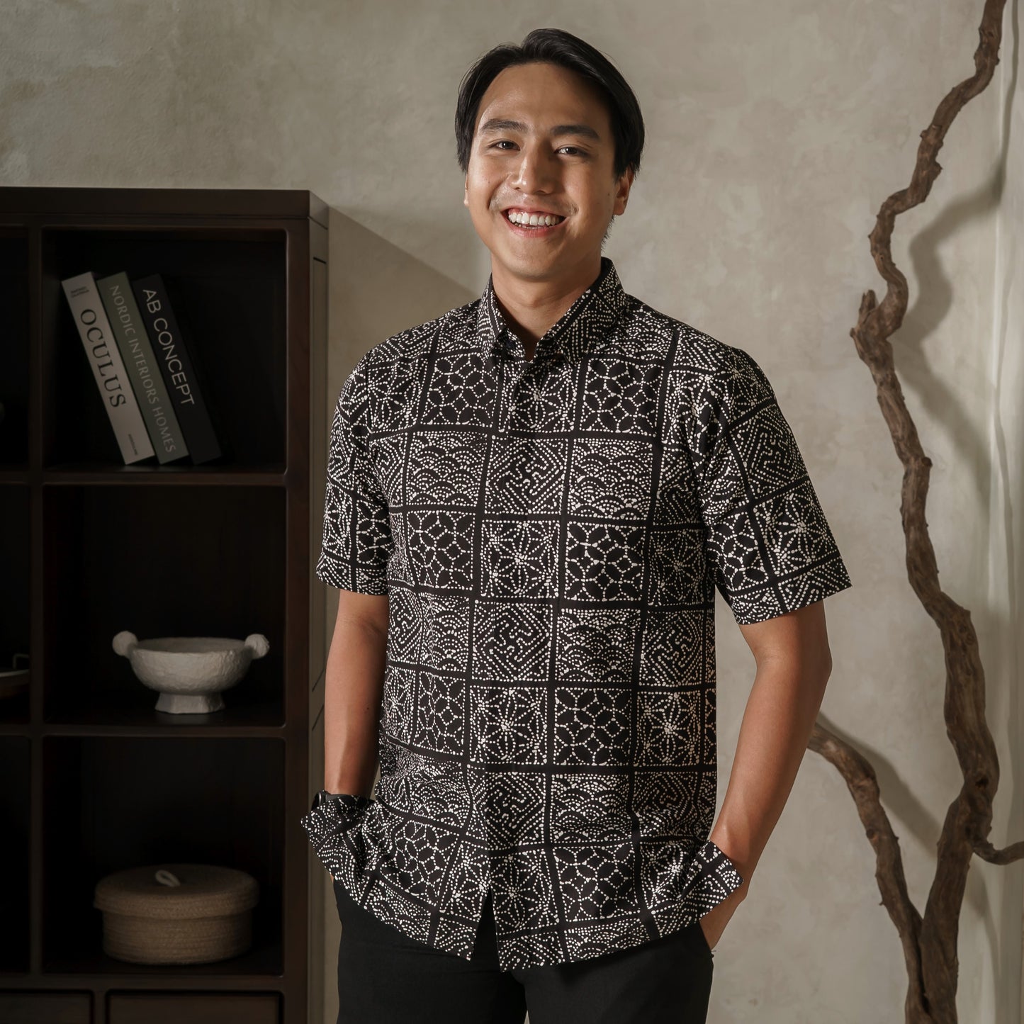 Waka - Mandalas Kemeja Batik Pria Premium Lengan Pendek