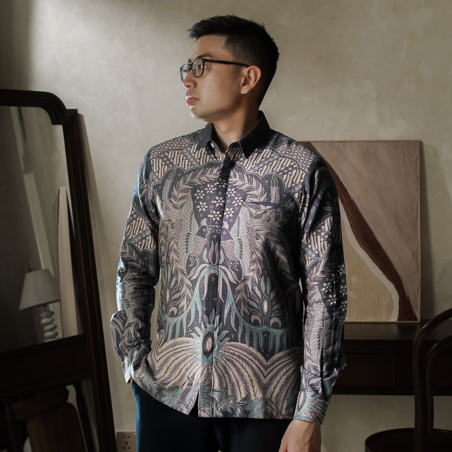 Matera - Mandalas Kemeja Batik Pria Premium Lengan Panjang