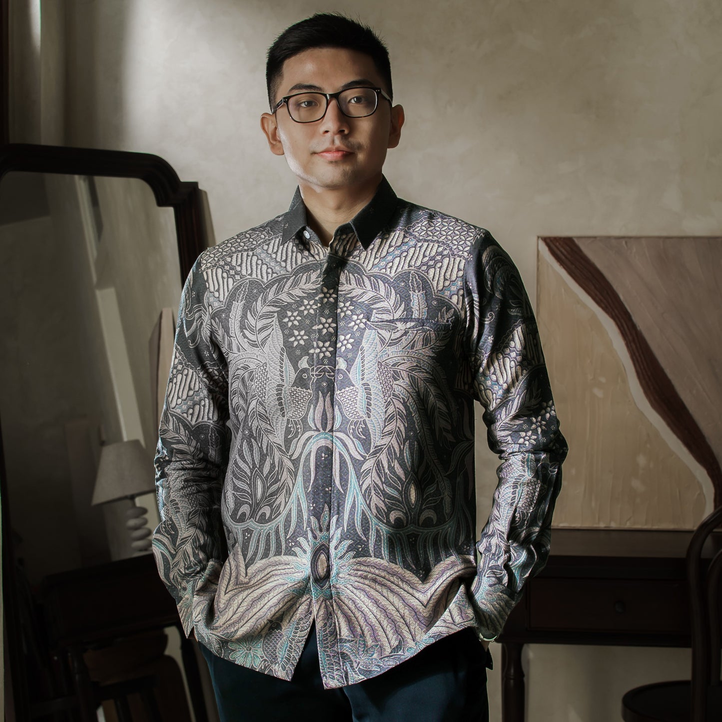 Matera - Mandalas Kemeja Batik Pria Premium Lengan Panjang