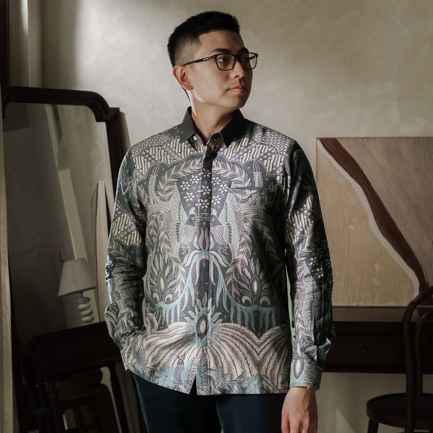 Matera - Mandalas Kemeja Batik Pria Premium Lengan Panjang