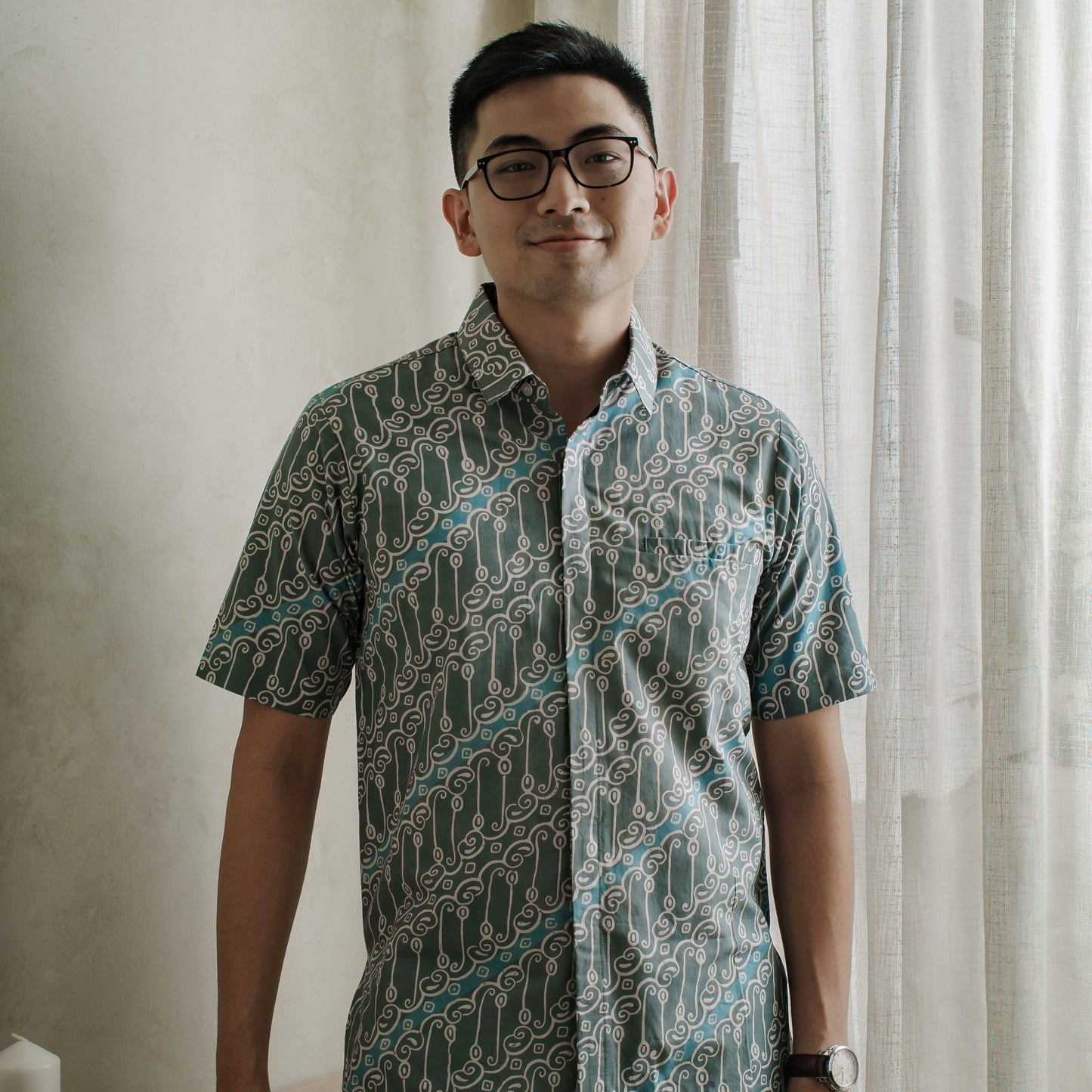 Dayun - Mandalas Kemeja Batik Pria Premium Lengan Pendek