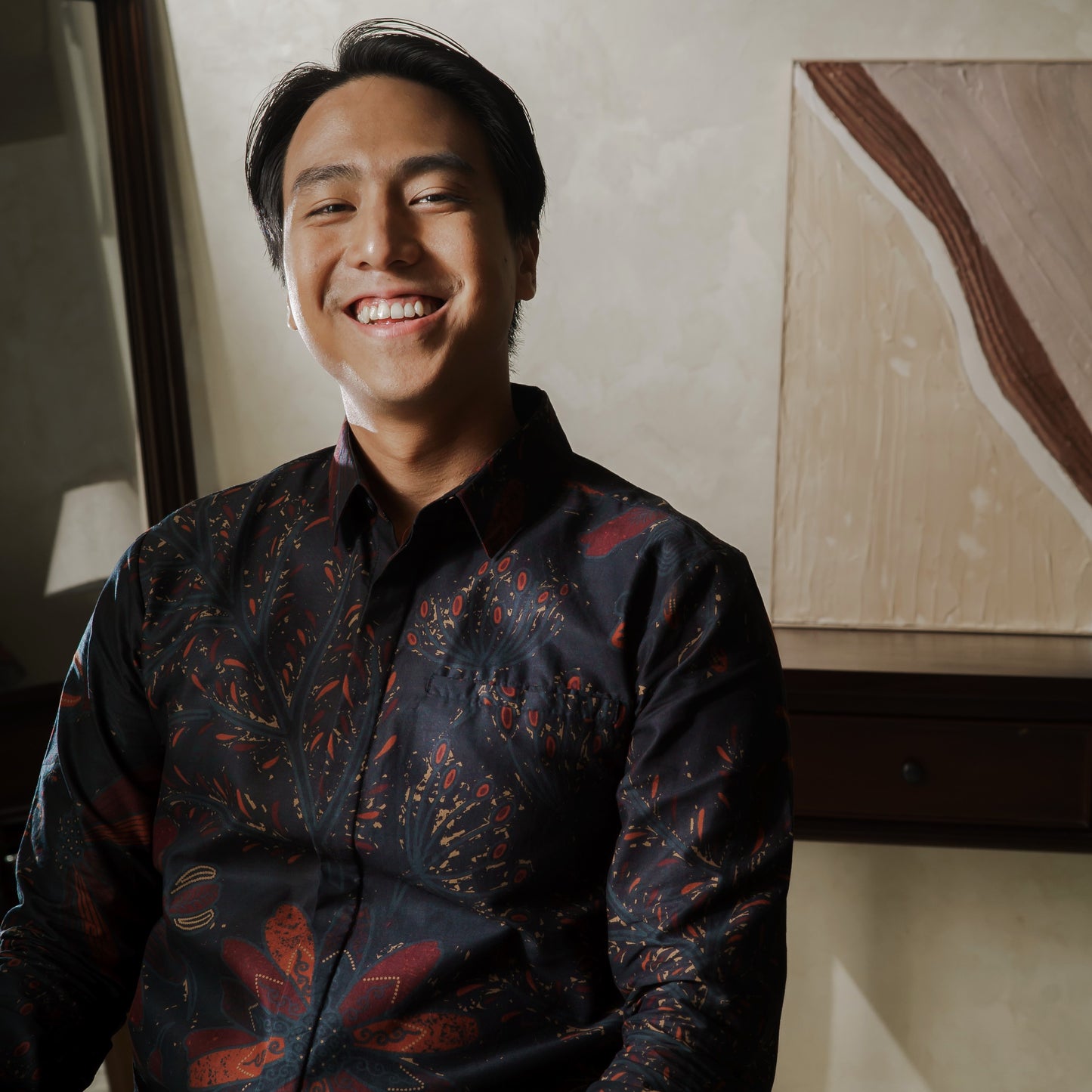 Ixora - Mandalas Kemeja Batik Pria Premium Lengan Panjang