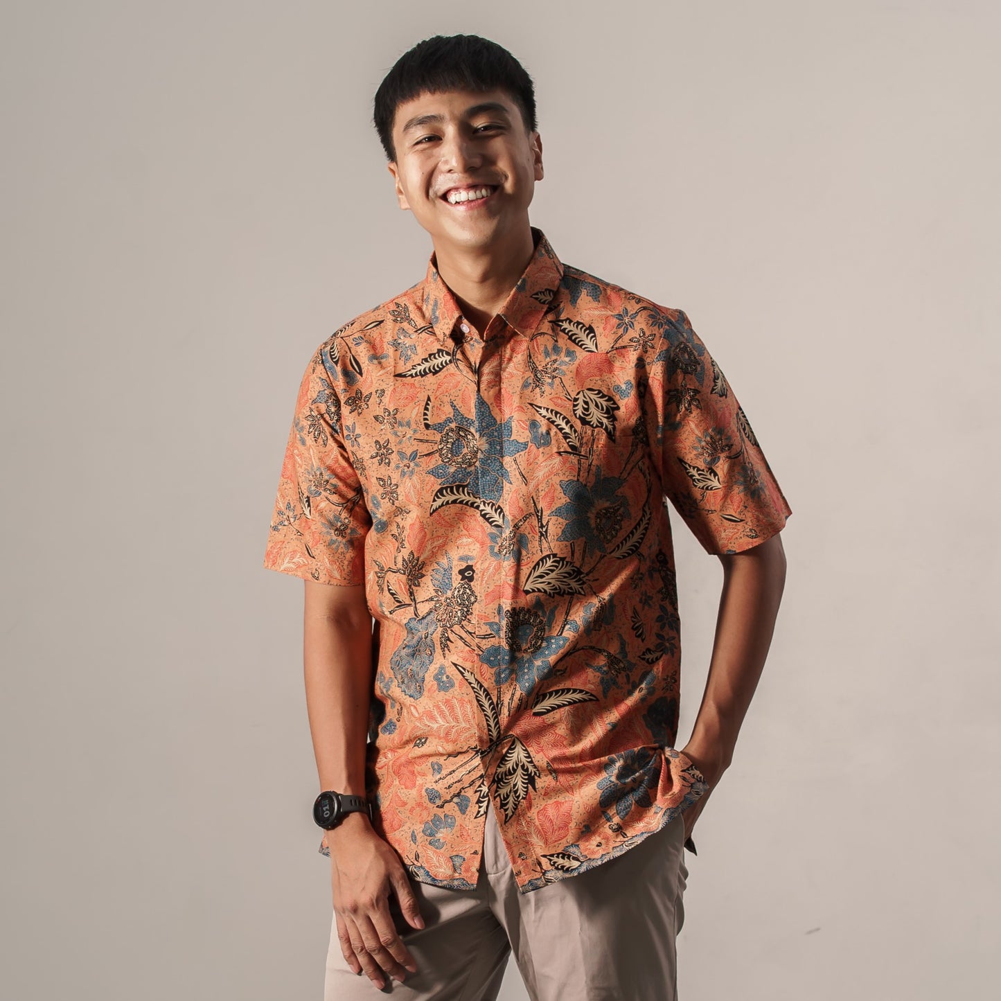 Nukota - Mandalas Kemeja Batik Pria Premium Lengan Pendek