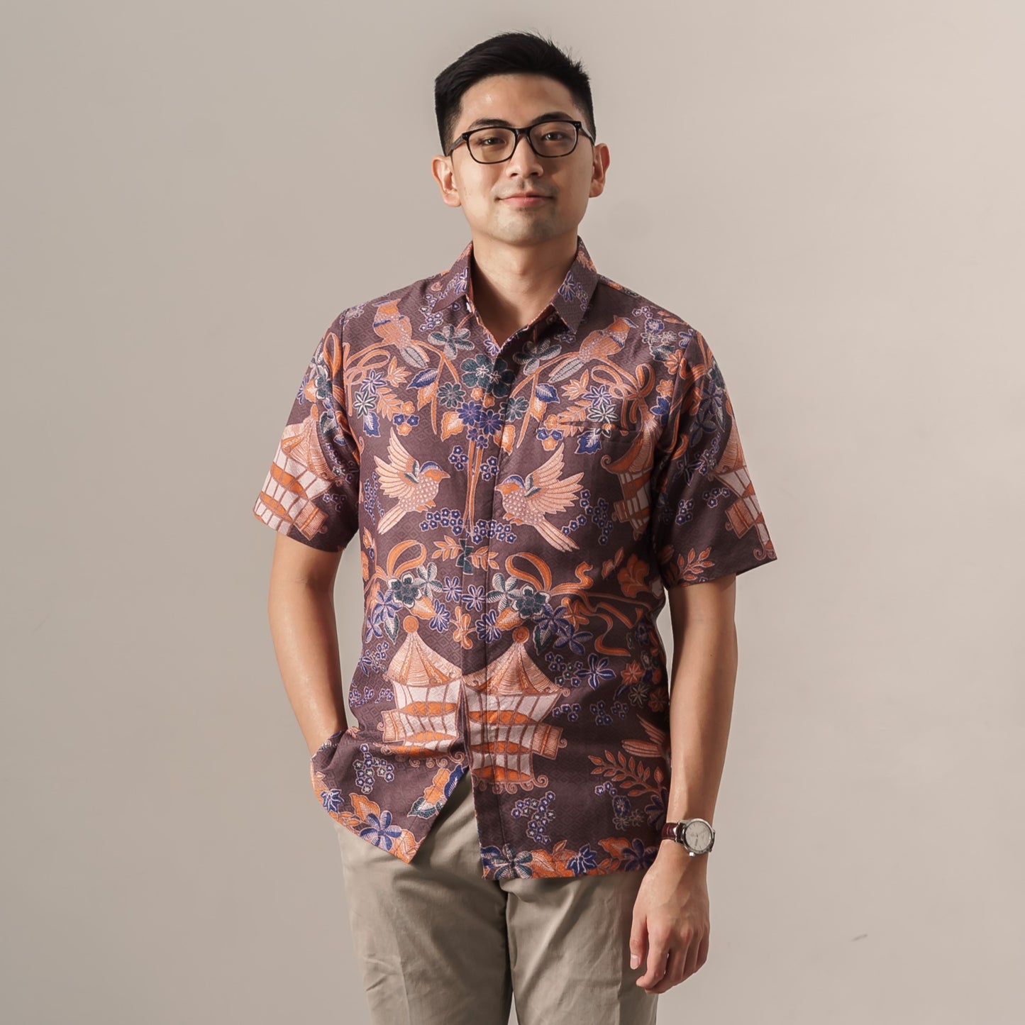 Lentera - Mandalas Kemeja Batik Pria Premium Lengan Panjang