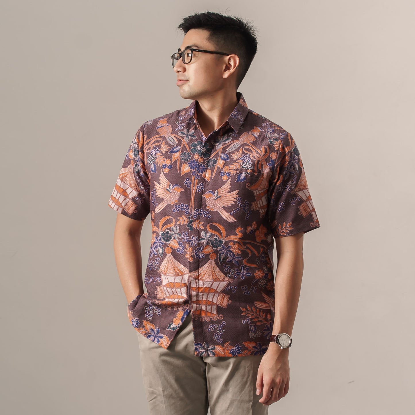 Lentera - Mandalas Kemeja Batik Pria Premium Lengan Panjang