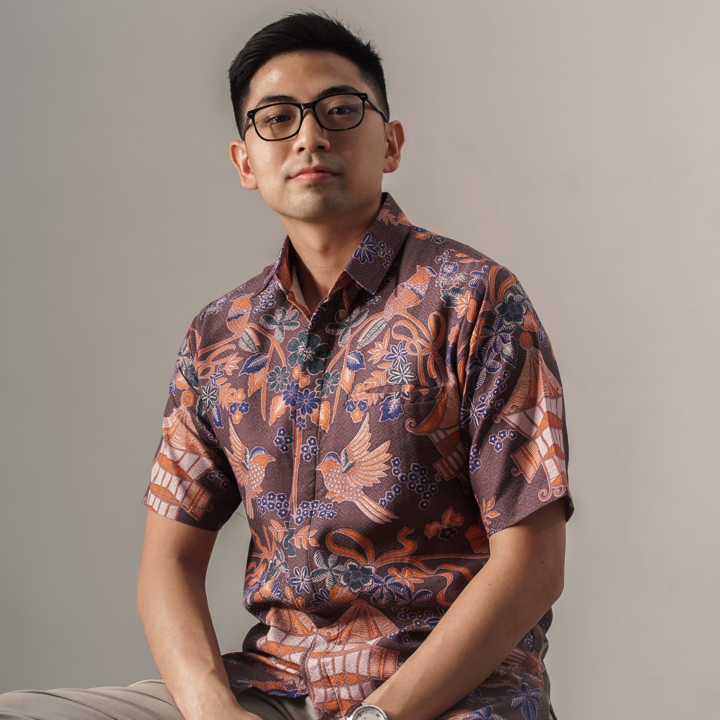 Lentera - Mandalas Kemeja Batik Pria Premium Lengan Panjang