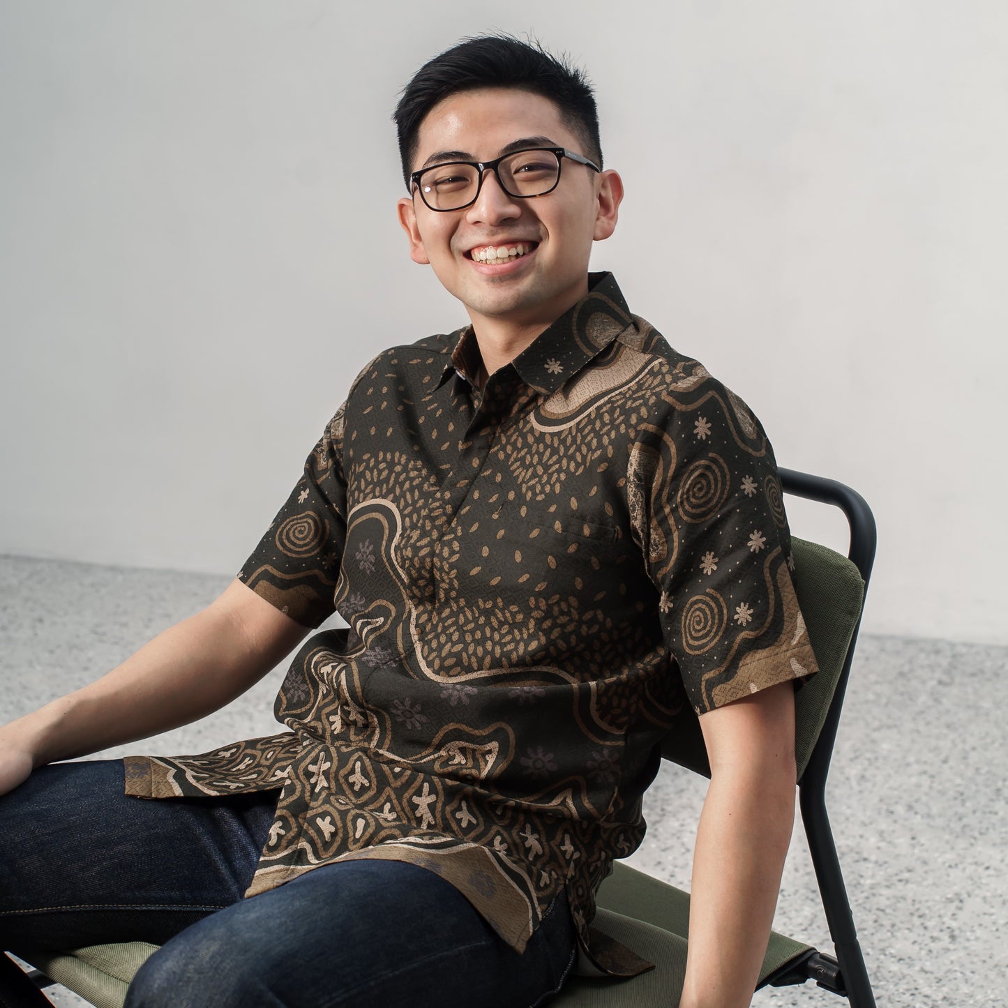 Garati - Mandalas Kemeja Batik Pria Premium Lengan Panjang