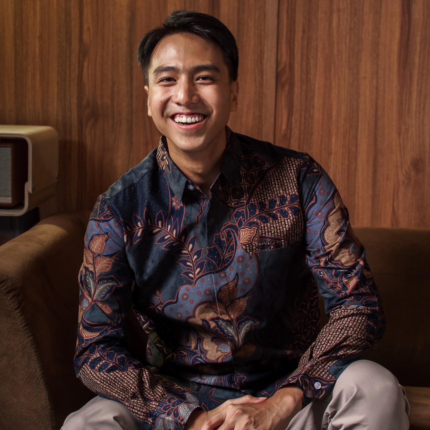 Khandra - Mandalas Kemeja Batik Pria Premium Lengan Panjang