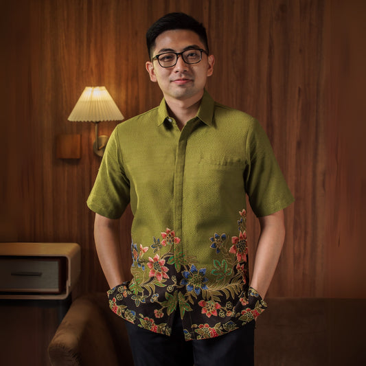 Akdar - Mandalas Kemeja Batik Pria Premium Lengan Pendek