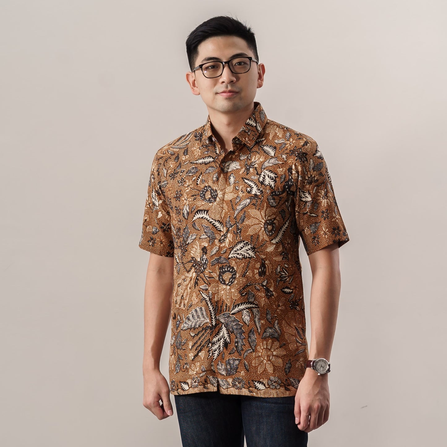 Kopinu - Mandalas Kemeja Batik Pria Premium Lengan Pendek