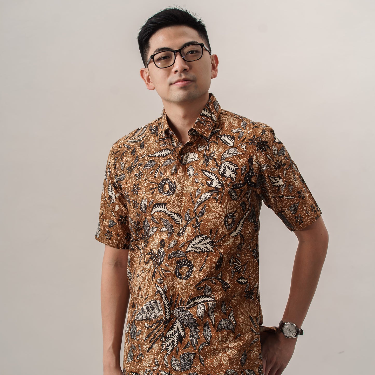 Kopinu - Mandalas Kemeja Batik Pria Premium Lengan Pendek