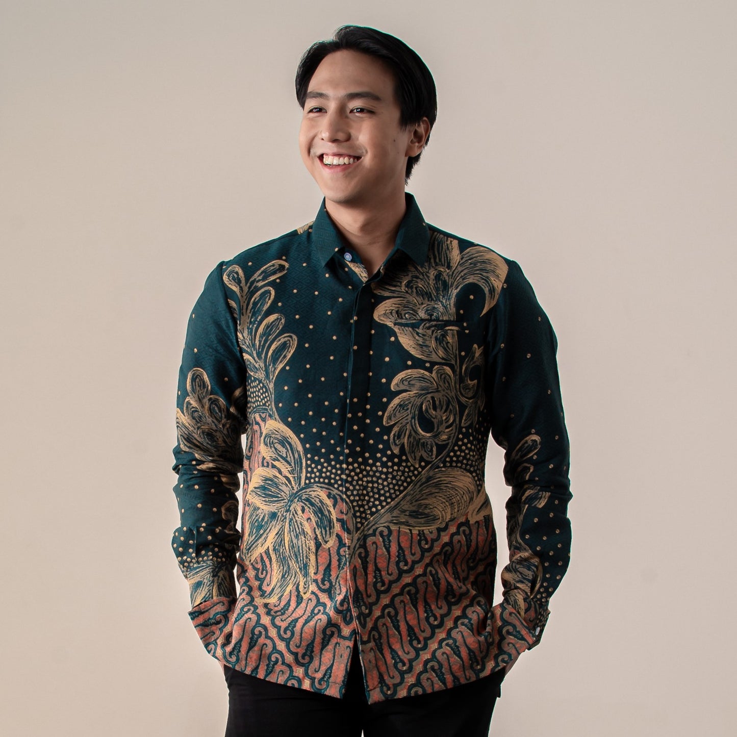 Ravagal - Mandalas Kemeja Batik Pria Premium Lengan Panjang