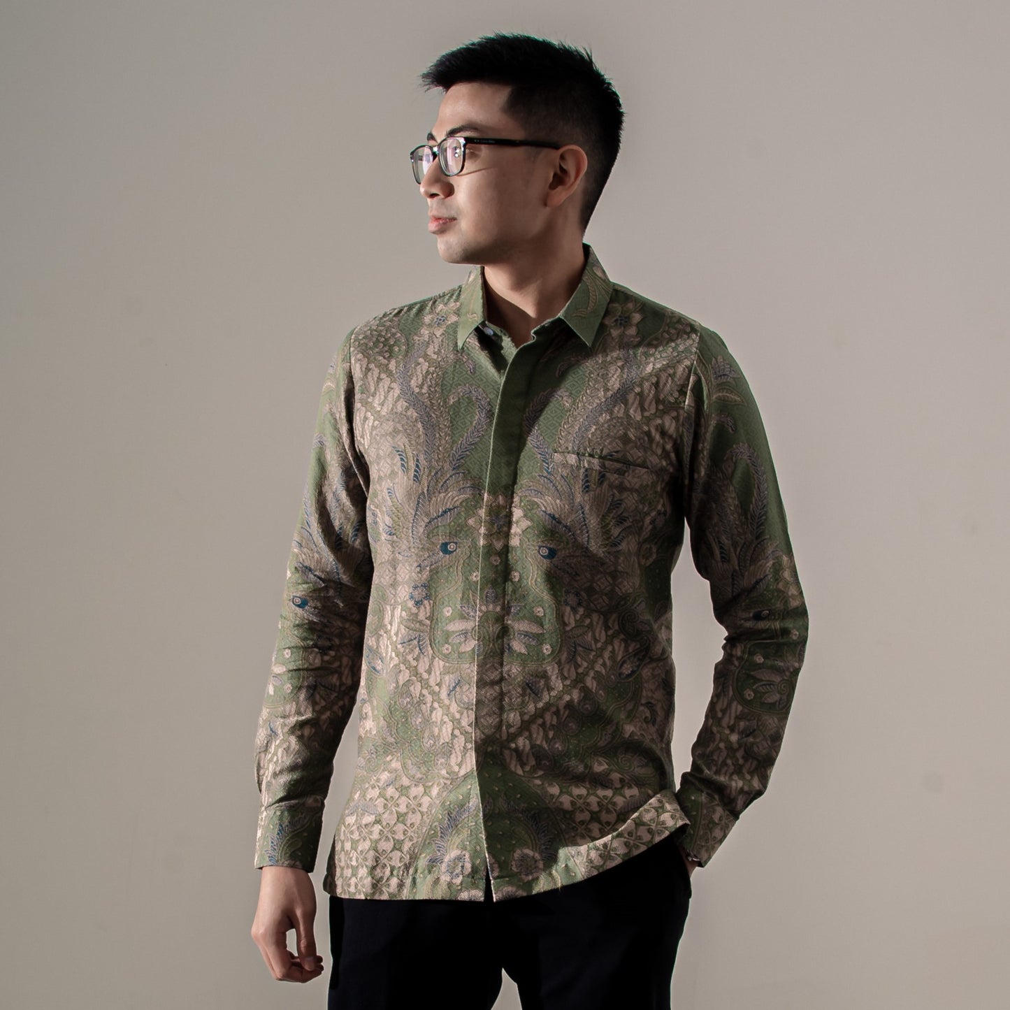 Verdanta - Mandalas Kemeja Batik Pria Premium Lengan Panjang