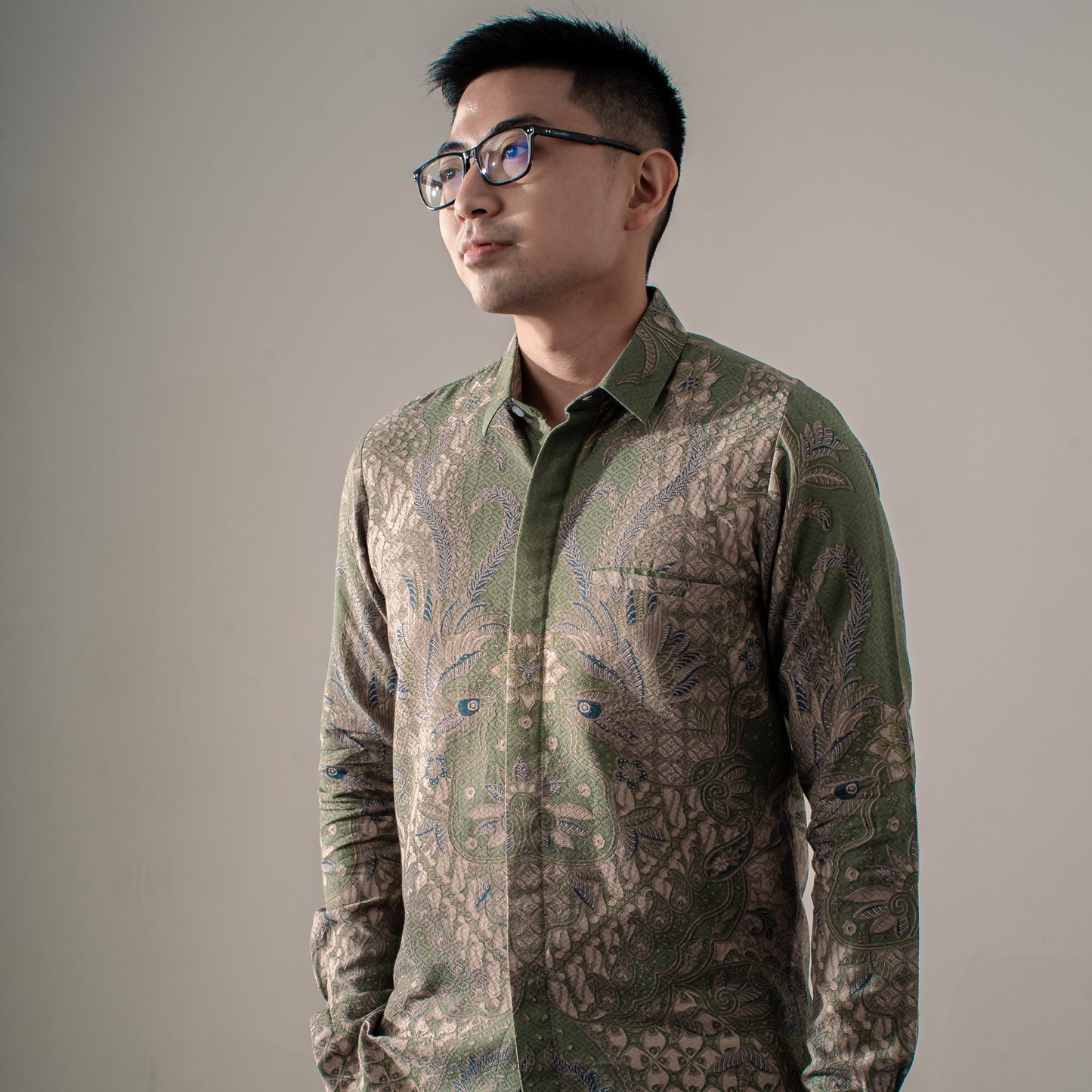 Verdanta - Mandalas Kemeja Batik Pria Premium Lengan Panjang