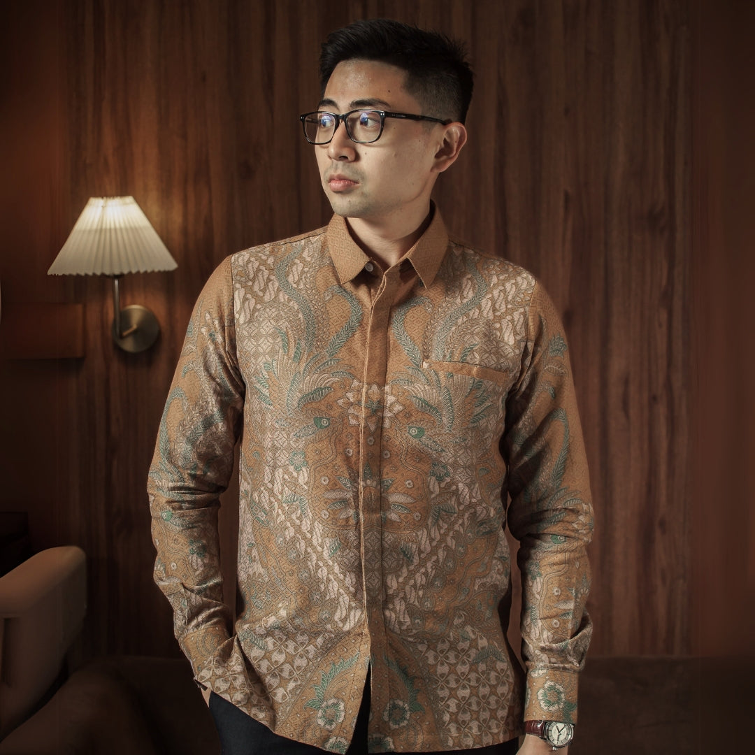 Verajal - Mandalas Kemeja Batik Pria Premium Lengan Panjang