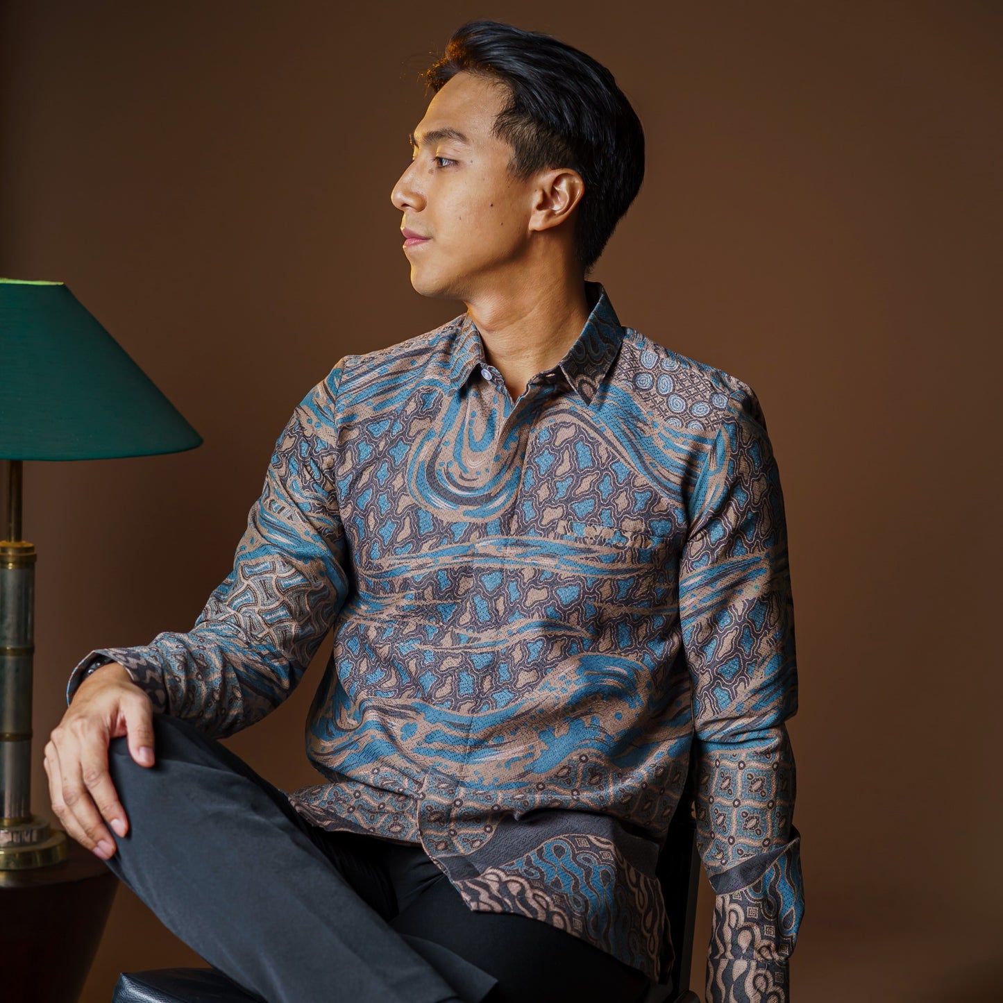 Kanvaru - Mandalas Kemeja Batik Pria Premium Lengan Panjang