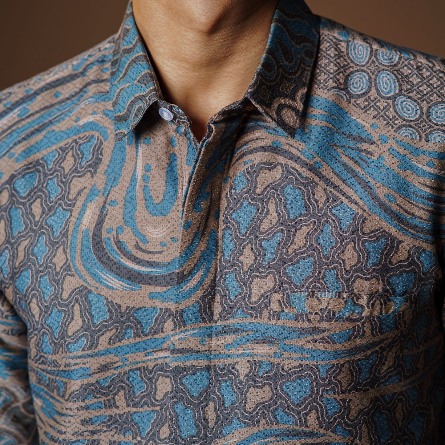 Kanvaru - Mandalas Kemeja Batik Pria Premium Lengan Panjang