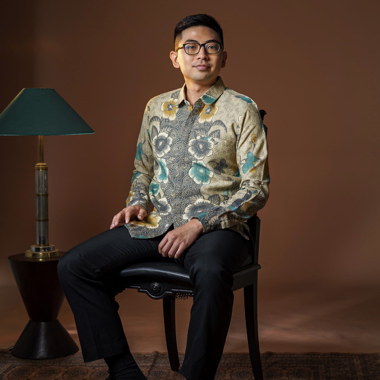 Anyelir - Mandalas Kemeja Batik Pria Premium Lengan Panjang