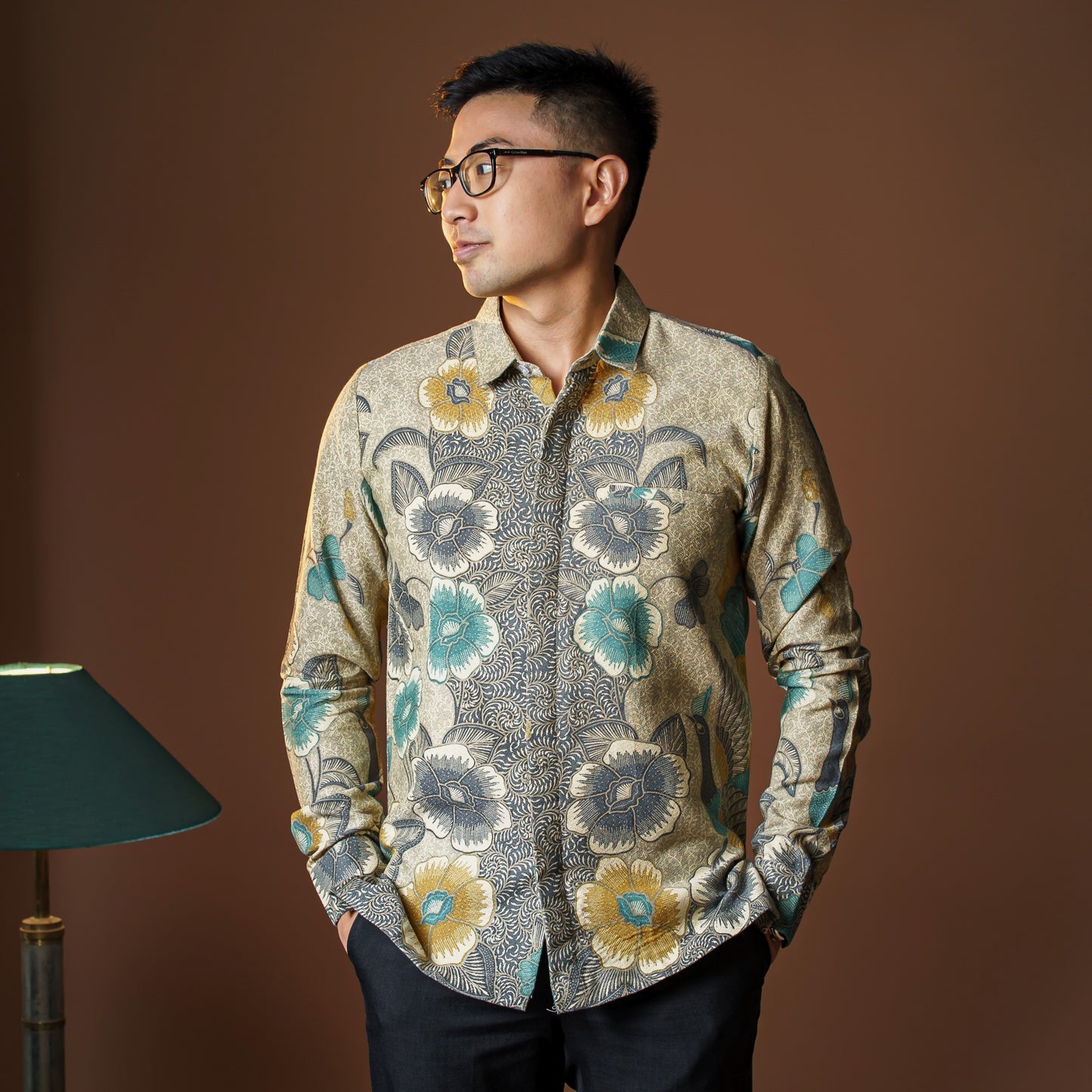 Anyelir - Mandalas Kemeja Batik Pria Premium Lengan Panjang