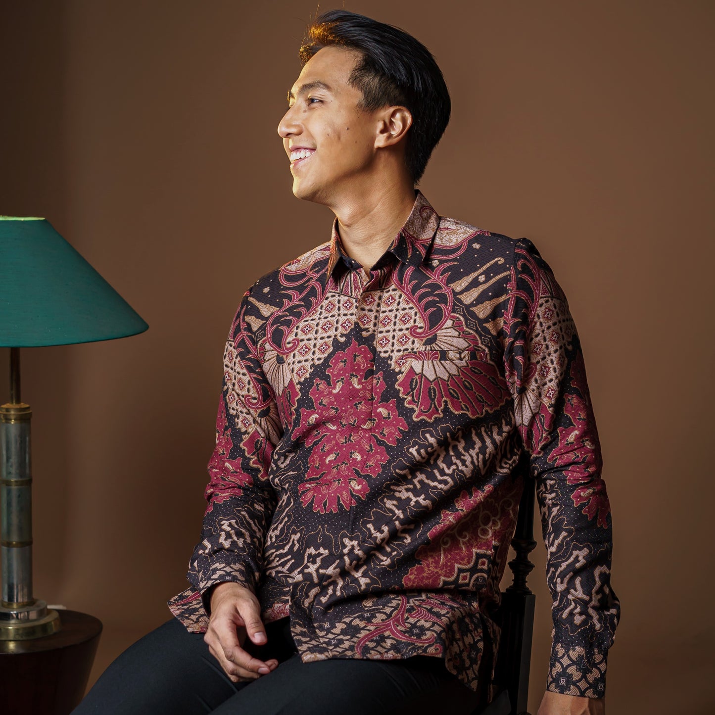 Rodmor - Mandalas Kemeja Batik Pria Premium Lengan Panjang