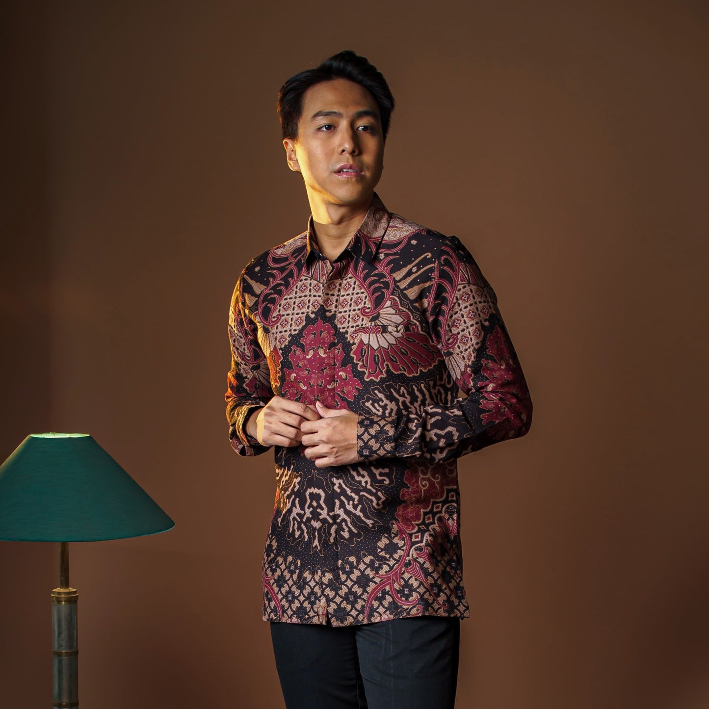 Rodmor - Mandalas Kemeja Batik Pria Premium Lengan Panjang