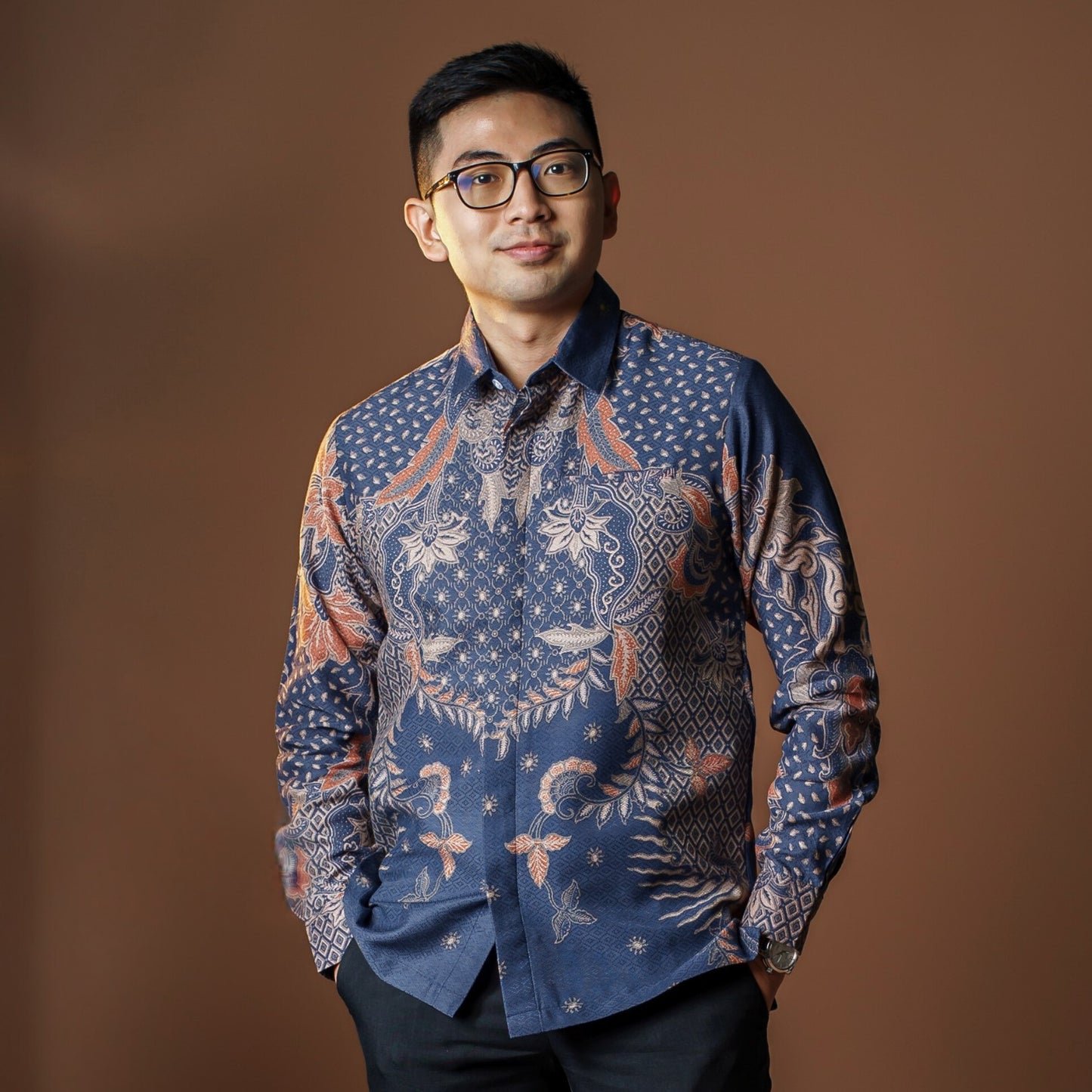 Darsaru - Mandalas Kemeja Batik Pria Premium Lengan Panjang