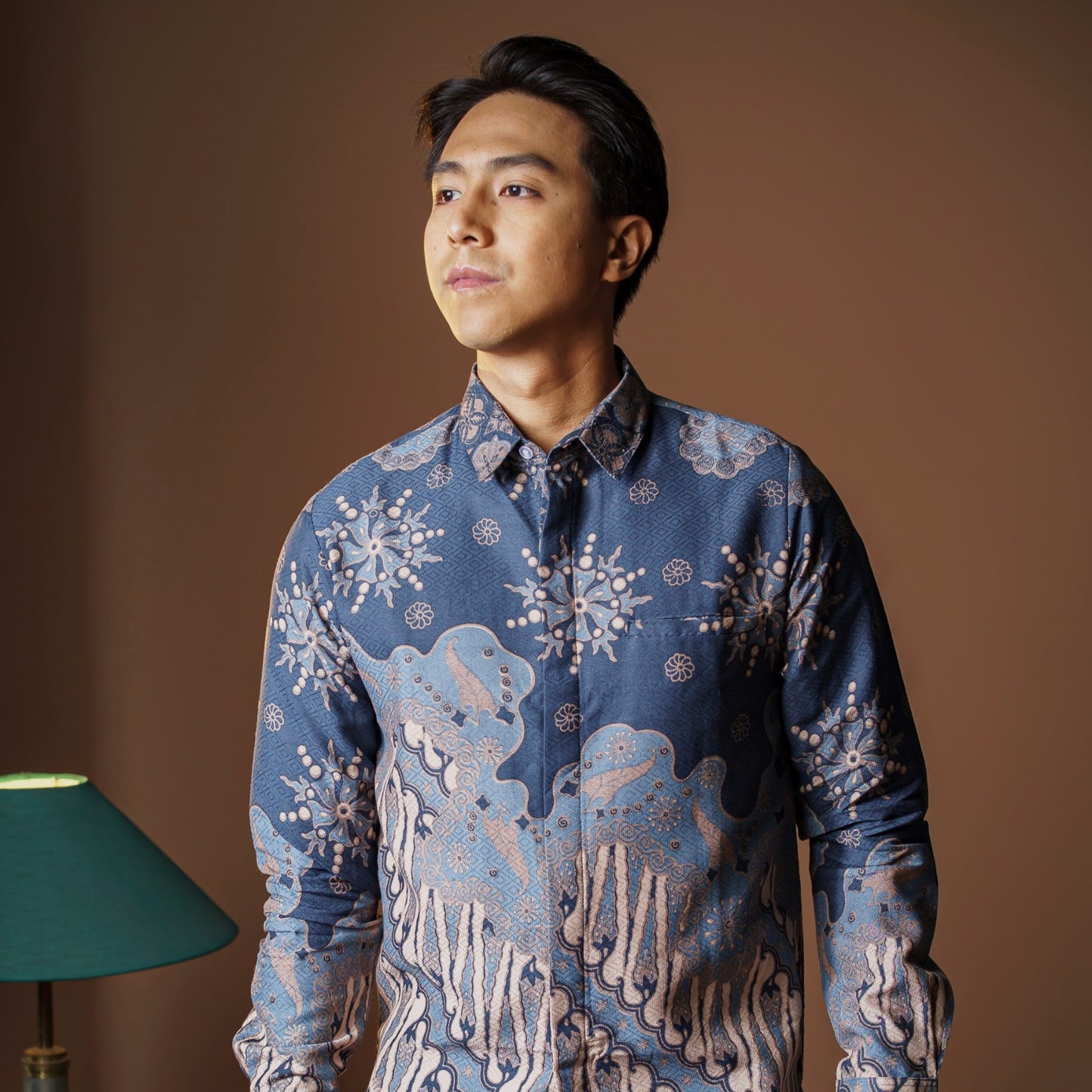 Delviru - Mandalas Kemeja Batik Pria Premium Lengan Panjang