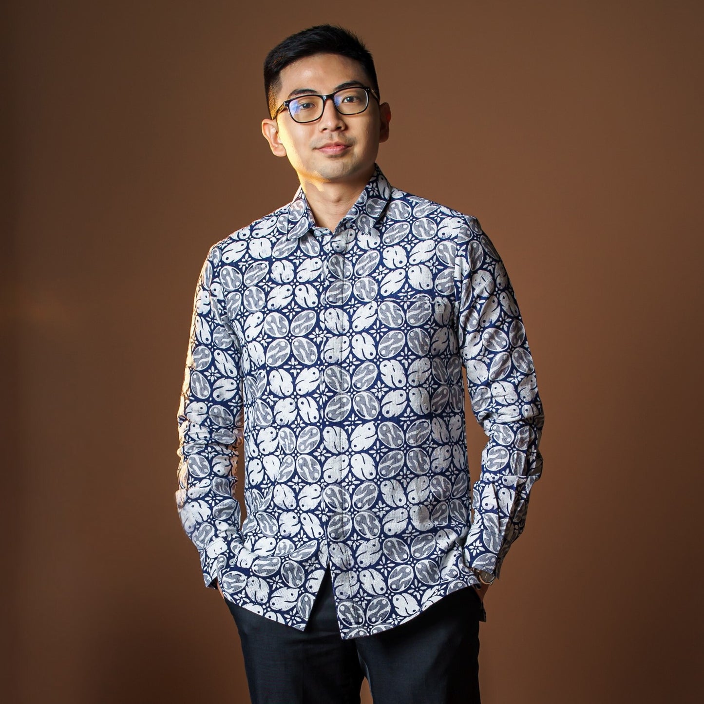 Arabica - Mandalas Kemeja Batik Pria Premium Lengan Panjang