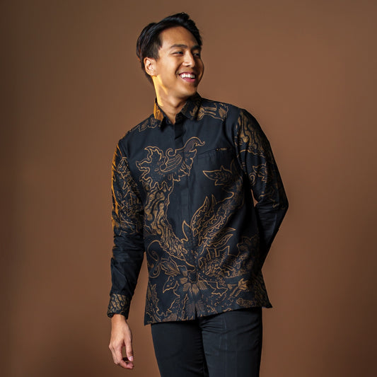 Gotam - Mandalas Kemeja Batik Pria Premium Lengan Panjang