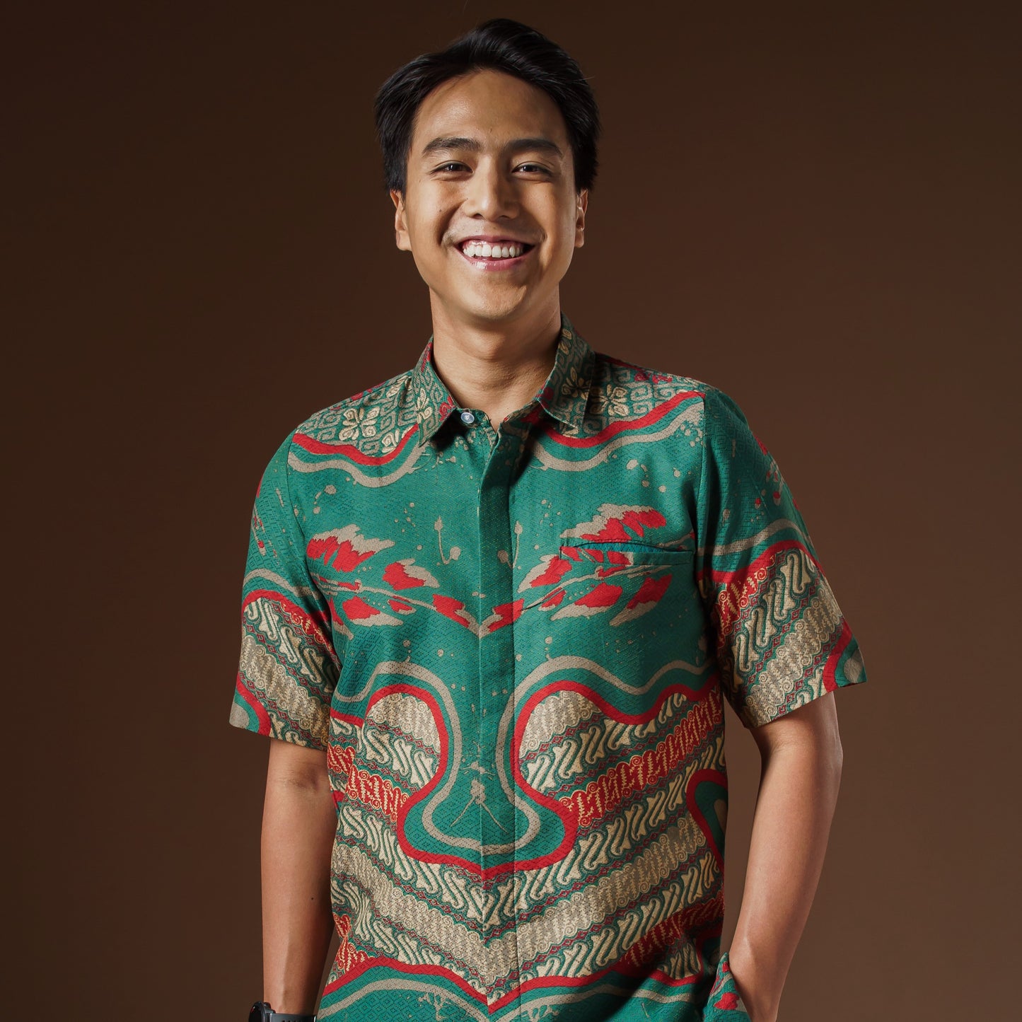 Tasko - Mandalas Kemeja Batik Pria Premium Lengan Pendek