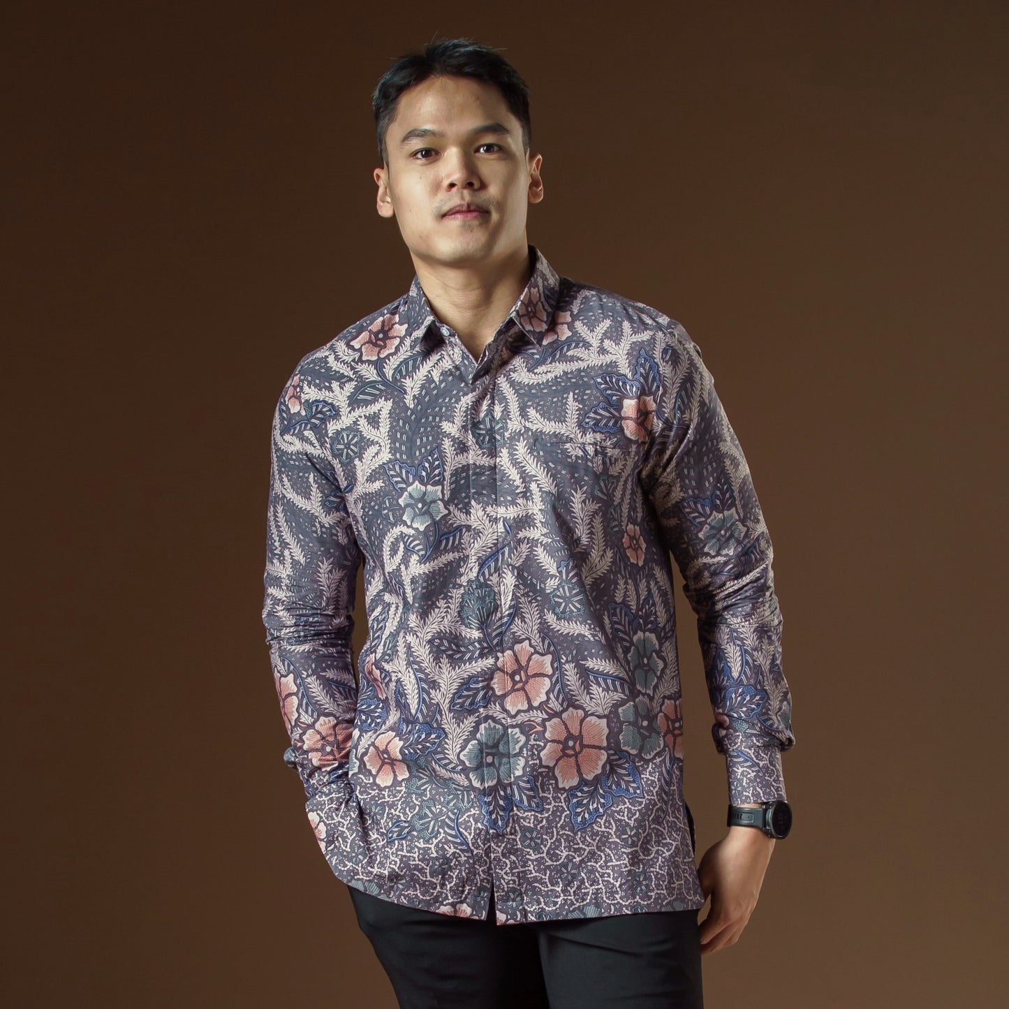 Gantabu - Mandalas Kemeja Batik Pria Premium Lengan Panjang