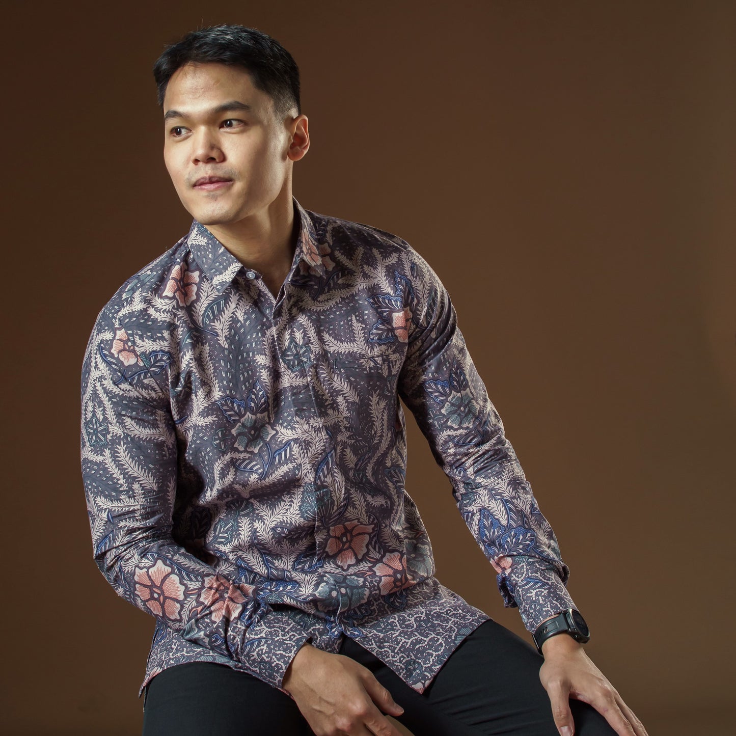 Gantabu - Mandalas Kemeja Batik Pria Premium Lengan Panjang