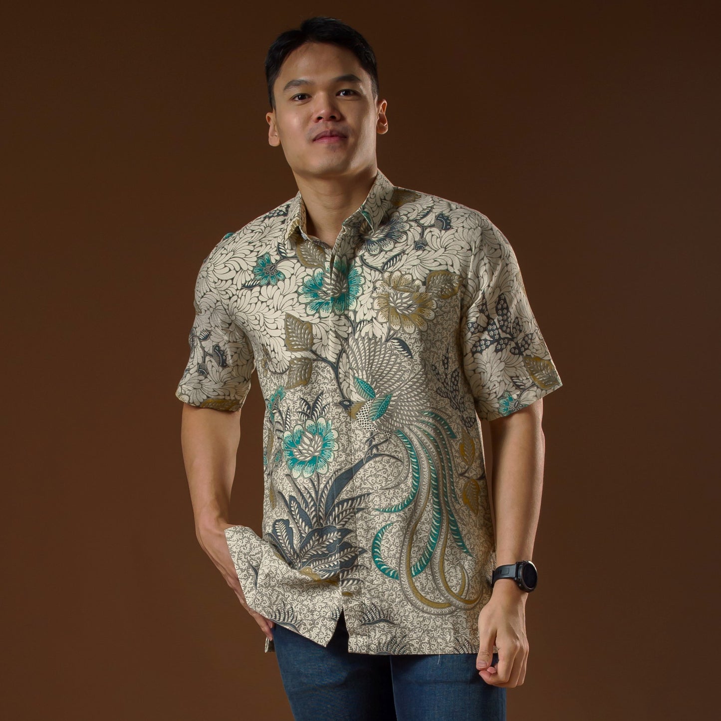 Wasih - Mandalas Kemeja Batik Pria Premium Lengan Pendek